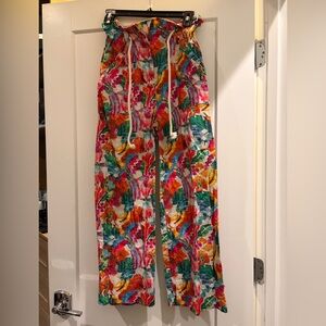 Fun Sézane Print Pants - Perfect for a Fiesta! 🪅